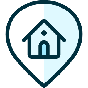 Style Three Pin Home Icon from Ultimate Duotone - Free Set