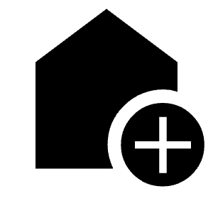 Add Home Fill Icon from Sharp Fill - Material Symbols Set