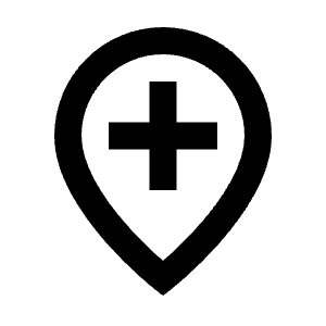 Add Location Icon from Sharp Line - Streamline Material Free Set