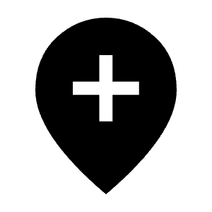 Add Location Fill Icon from Sharp Fill - Material Symbols Set