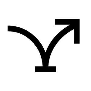 Airline Stops Fill Icon from Sharp Fill - Material Symbols Set