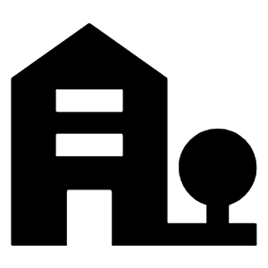 Building Real Estate Fill Icon from Sharp Fill - Streamline Material Free Set