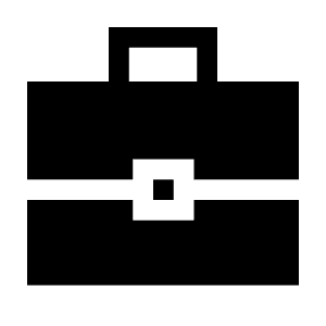 Business Center Fill Icon from Sharp Fill - Material Symbols Set