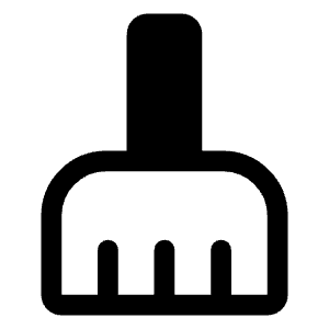 Cleaning Services Fill Icon from Rounded Fill - Material Symbols Set