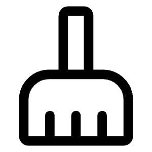 Cleaning Services Icon from Rounded Line - Material Symbols Set