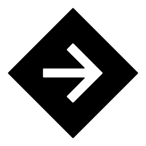 Directions Alt Fill Icon from Sharp Fill - Material Symbols Set