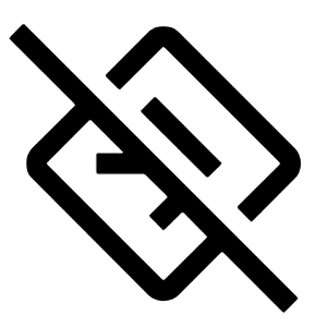 Directions Alt Off Icon from Outlined Line - Material Symbols Set