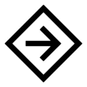 Directions Alt Icon from Sharp Line - Material Symbols Set