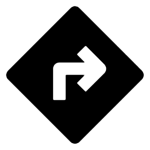 Directions Fill Icon from Outlined Fill - Material Pro Free Set