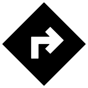 Directions Fill Icon from Sharp Fill - Streamline Material Free Set