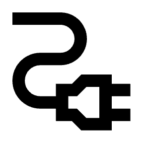 Electrical Services Icon from Sharp Line - Streamline Material Free Set