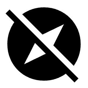Explore Off Fill Icon from Sharp Fill - Material Symbols Set