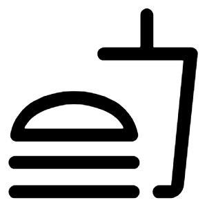 Fastfood Icon from Rounded Line - Material Symbols Set