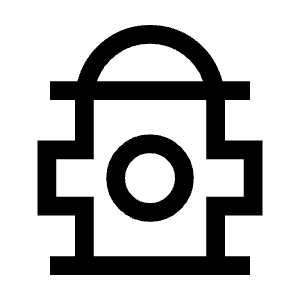 Fire Hydrant Icon from Sharp Line - Material Symbols Set