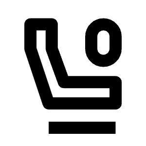 Flight Class Icon from Outlined Line - Streamline Material Free Set
