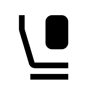 Flight Class Fill Icon from Outlined Fill - Material Symbols Set