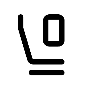 Flight Class Icon from Rounded Line - Material Symbols Set