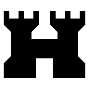 Fort Fill Icon from Sharp Fill - Material Symbols Set