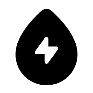 Hydro Energy Fill Icon from Rounded Fill - Streamline Material Free Set