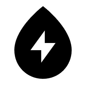 Hydro Energy Fill Icon from Sharp Fill - Streamline Material Free Set