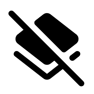 Layers Clear Fill Icon from Rounded Fill - Material Symbols Set