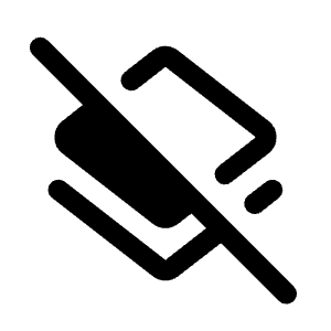 Layers Clear Icon from Rounded Line - Material Symbols Set