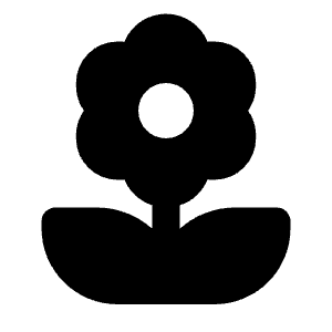 Local Florist Fill Icon from Rounded Fill - Streamline Material Free Set