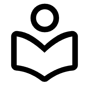Local Library Icon from Rounded Line - Material Symbols Set