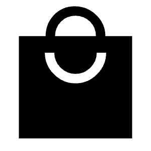 Local Mall Fill Icon from Sharp Fill - Material Symbols Set