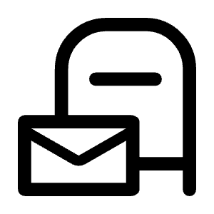 Local Post Office Icon from Rounded Line - Material Symbols Set