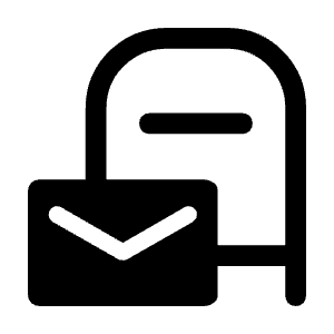 Local Post Office Fill Icon from Rounded Fill - Material Symbols Set