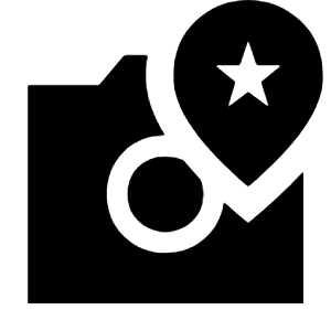 Local See Fill Icon from Sharp Fill - Material Symbols Set