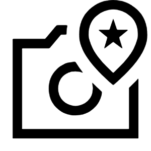 Local See Icon from Sharp Line - Material Symbols Set