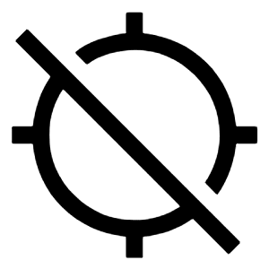 Location Disabled Icon from Outlined Line - Material Symbols Set