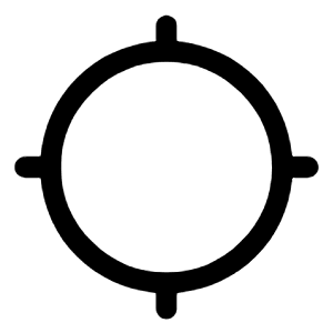 Location Searching Icon from Rounded Line - Material Symbols Set