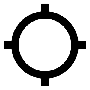 Location Searching Fill Icon from Sharp Fill - Streamline Material Free Set