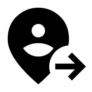 Move Location Fill Icon from Sharp Fill - Material Symbols Set