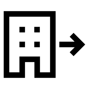 Moving Ministry Icon from Sharp Line - Material Symbols Set