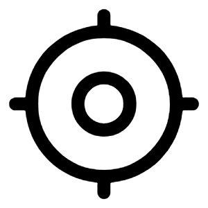 My Location Icon from Rounded Line - Material Symbols Set