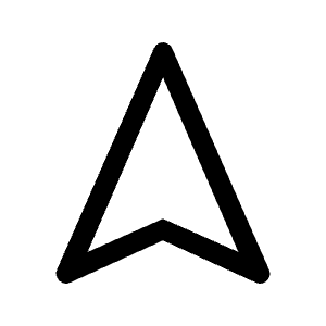 Navigation Icon from Rounded Line - Material Symbols Set