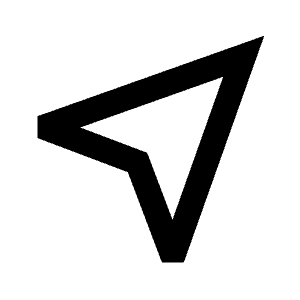 Near Me Icon from Sharp Line - Streamline Material Free Set