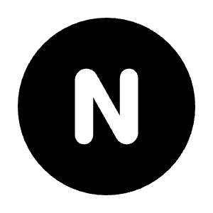 North Circle Fill Icon from Rounded Fill - Streamline Material Free Set