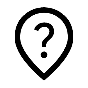 Not Listed Location Icon from Outlined Line - Material Symbols Set