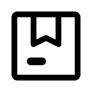 Package Icon from Rounded Line - Material Symbols Set