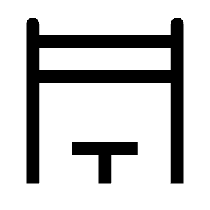 Pergola Icon from Outlined Line - Material Symbols Set