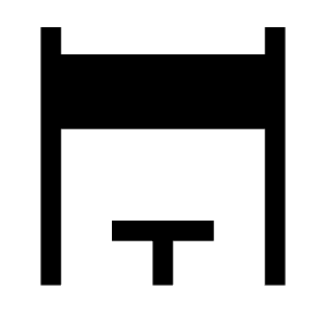 Pergola Fill Icon from Sharp Fill - Material Symbols Set