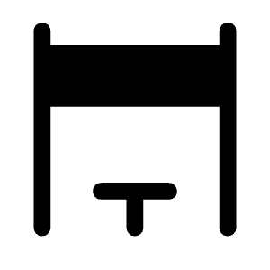 Pergola Fill Icon from Rounded Fill - Material Symbols Set