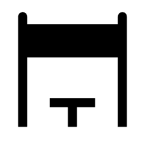 Pergola Fill Icon from Outlined Fill - Material Symbols Set