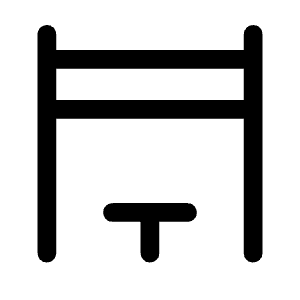 Pergola Icon from Rounded Line - Material Symbols Set