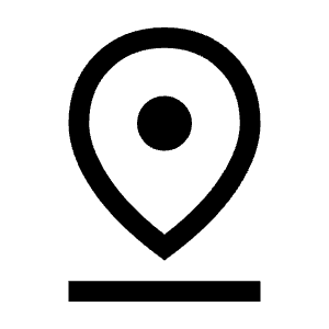 Pin Drop Icon from Outlined Line - Material Symbols Set